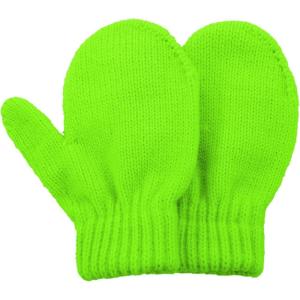 imageAmerican Trends Toddler Mittens Kids Soft Knitted Winter Gloves Warm Thick Cold Protection Gloves for Baby Boys GirlsFluorescent Green