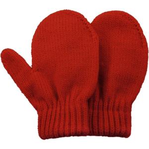 imageAmerican Trends Toddler Mittens Kids Soft Knitted Winter Gloves Warm Thick Cold Protection Gloves for Baby Boys GirlsRed