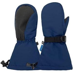 imageAmerican Trends Toddler Mittens Snow Boys Waterproof Gloves Kids Ski Winter Gloves for Girls Infant Baby MittensNavyno Thumb