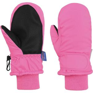 imageAmerican Trends Toddler Mittens Snow Boys Waterproof Gloves Kids Ski Winter Gloves for Girls Infant Baby MittensPink