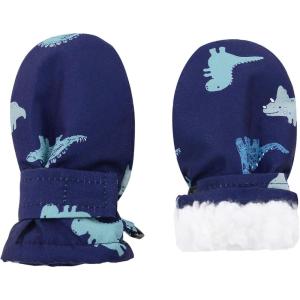 imageAmerican Trends Toddler Mittens Warm Kids Lined Fleece Gloves Winter Ski Gloves Snow Waterproof Mittens for Baby Boys GirlsBaby Blue Dinosaur