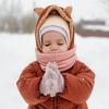 imageAmerican Trends Toddler Magic Gloves Kids Winter Gloves Toddler Warm Mittens Kids Knitted Mittens for Baby Boys GirlsYellow