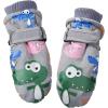 imageAmerican Trends Toddler Winter Mittens Waterproof Boy Ski Gloves Warm Fleece Snow Mitten for Baby Boy Girl Cold WeatherGrey