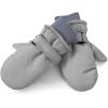 imageAmerican Trends Toddler Winter Mittens Waterproof Boy Ski Gloves Warm Fleece Snow Mitten for Baby Boy Girl Cold WeatherPure Grey