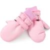 imageAmerican Trends Toddler Winter Mittens Waterproof Boy Ski Gloves Warm Fleece Snow Mitten for Baby Boy Girl Cold WeatherPure Pink