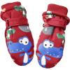 imageAmerican Trends Toddler Winter Mittens Waterproof Boy Ski Gloves Warm Fleece Snow Mitten for Baby Boy Girl Cold WeatherRed