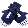 imageAmerican Trends Toddler Winter Mittens Waterproof Boy Ski Gloves Warm Fleece Snow Mitten for Baby Boy Girl Cold WeatherWhale Navy