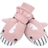 imageAmerican Trends Toddler Winter Mittens Waterproof Boy Ski Gloves Warm Fleece Snow Mitten for Baby Boy Girl Cold WeatherWhale Pink