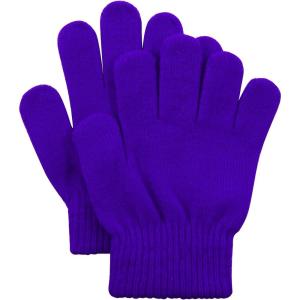 imageAmerican Trends Toddler Magic Gloves Kids Winter Gloves Toddler Warm Mittens Kids Knitted Mittens for Baby Boys GirlsPurple