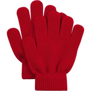 imageAmerican Trends Toddler Magic Gloves Kids Winter Gloves Toddler Warm Mittens Kids Knitted Mittens for Baby Boys GirlsRed