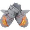 imageAmerican Trends Toddler Mittens Winter Snow Glove Waterproof Mitten Warm Fleece Kid Ski Gloves for Boys GirlsGray Dinosaur