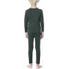 imageThermal Underwear for Kids Toddler Winter Base Layer Long Johns Sets for Girls BoysDark Green