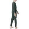 imageThermal Underwear for Kids Toddler Winter Base Layer Long Johns Sets for Girls BoysDark Green