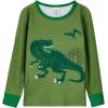 imageThermal Underwear for Kids Toddler Winter Base Layer Long Johns Sets for Girls BoysDinosaur Elements
