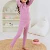 imageThermal Underwear for Kids Toddler Winter Base Layer Long Johns Sets for Girls BoysPurple
