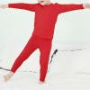 imageThermal Underwear for Kids Toddler Winter Base Layer Long Johns Sets for Girls BoysRed