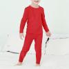 imageThermal Underwear for Kids Toddler Winter Base Layer Long Johns Sets for Girls BoysRed