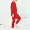 imageThermal Underwear for Kids Toddler Winter Base Layer Long Johns Sets for Girls BoysRed
