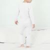 imageThermal Underwear for Kids Toddler Winter Base Layer Long Johns Sets for Girls BoysWhite