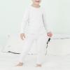 imageThermal Underwear for Kids Toddler Winter Base Layer Long Johns Sets for Girls BoysWhite