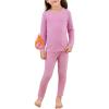 imageThermal Underwear for Kids Toddler Winter Base Layer Long Johns Sets for Girls BoysPurple