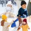 imageAmerican Trends Baby Beanie Hat for Toddler Kids Beanies Infant Baby Boys Girls Knit Winter Hats1 Pack Army Green