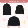 imageAmerican Trends Baby Beanie Hat for Toddler Kids Beanies Infant Baby Boys Girls Knit Winter Hats1 Pack Red