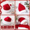 imageAmerican Trends Baby Santa Hat Unisex Infant Christmas Hat Baby Winter Hat Christmas Knitted Hat Baby BeanieRed Santa Hat
