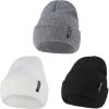 3 Pack White Black Gray