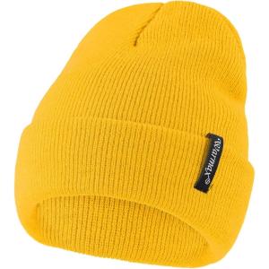 imageAmerican Trends Baby Beanie Hat for Toddler Kids Beanies Infant Baby Boys Girls Knit Winter Hats1 Pack Yellow