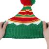 imageAmerican Trends Christmas Santa Hat for Children Xmas Kids Knit Hat Soft Warm Baby Beanie for Baby Toddler InfantChristmas Green