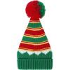 imageAmerican Trends Christmas Santa Hat for Children Xmas Kids Knit Hat Soft Warm Baby Beanie for Baby Toddler InfantChristmas Green