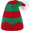 imageAmerican Trends Christmas Santa Hat for Children Xmas Kids Knit Hat Soft Warm Baby Beanie for Baby Toddler InfantChristmas Red