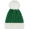 imageAmerican Trends Christmas Santa Hat for Children Xmas Kids Knit Hat Soft Warm Baby Beanie for Baby Toddler InfantWhitegreen