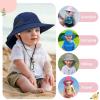 imageBaby Sun Hat Infant Toddler Kids Summer UPF 50 Protection Caps for Girls Boys Wide Brim Baby Beach Hats with Neck FlapNavy
