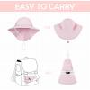 imageBaby Sun Hat Infant Toddler Kids Summer UPF 50 Protection Caps for Girls Boys Wide Brim Baby Beach Hats with Neck FlapNavy