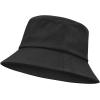 imageKids Bucket Hats Summer Sun Protection Beach Cap Cotton Unisex Kids Sun Hat Outdoor Visor Cap for Boys GirlsBlack
