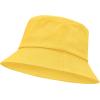 imageKids Bucket Hats Summer Sun Protection Beach Cap Cotton Unisex Kids Sun Hat Outdoor Visor Cap for Boys GirlsBright Yellow