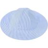 imageBaby Sun Hat Toddler Baby Girl Hats UPF 50 Summer Kids Beach Wide Brim Bucket CapsBlue Stripes
