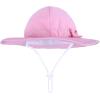 imageBaby Sun Hat Toddler Baby Girl Hats UPF 50 Summer Kids Beach Wide Brim Bucket CapsF Pink
