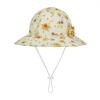 imageBaby Sun Hat Toddler Baby Girl Hats UPF 50 Summer Kids Beach Wide Brim Bucket CapsYellow Floral
