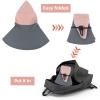 imageKids Sun Hat with Ponytail Hole UV Protection Wide Brim Summer Beach Bucket Cap Fishing Hat for GirlsMixed Pink