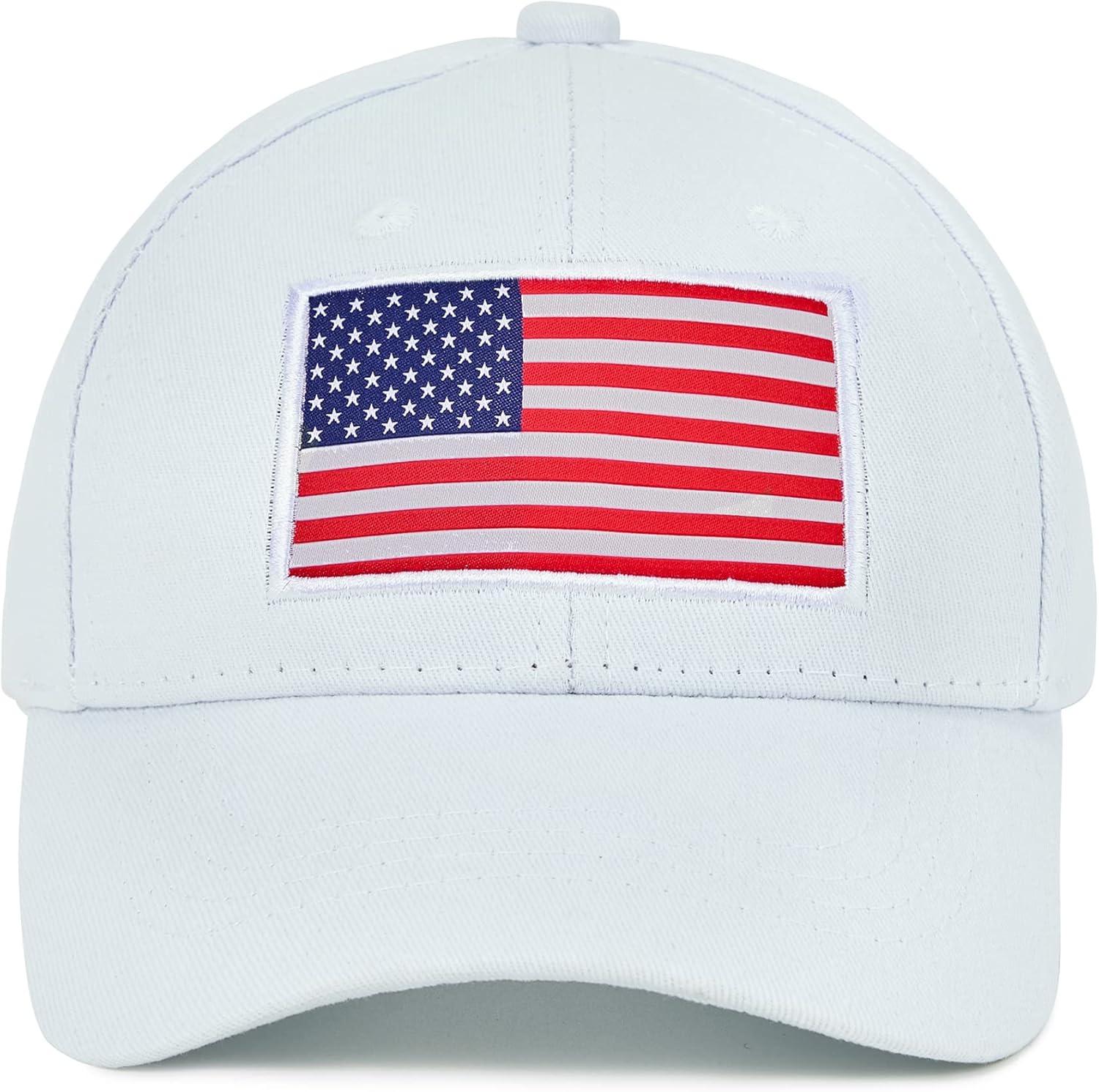 imageAmerican Trends Toddler Baseball Hat for Toddler Boy Kids Adjustable Baseball Cap Camouflage Boys HatC White