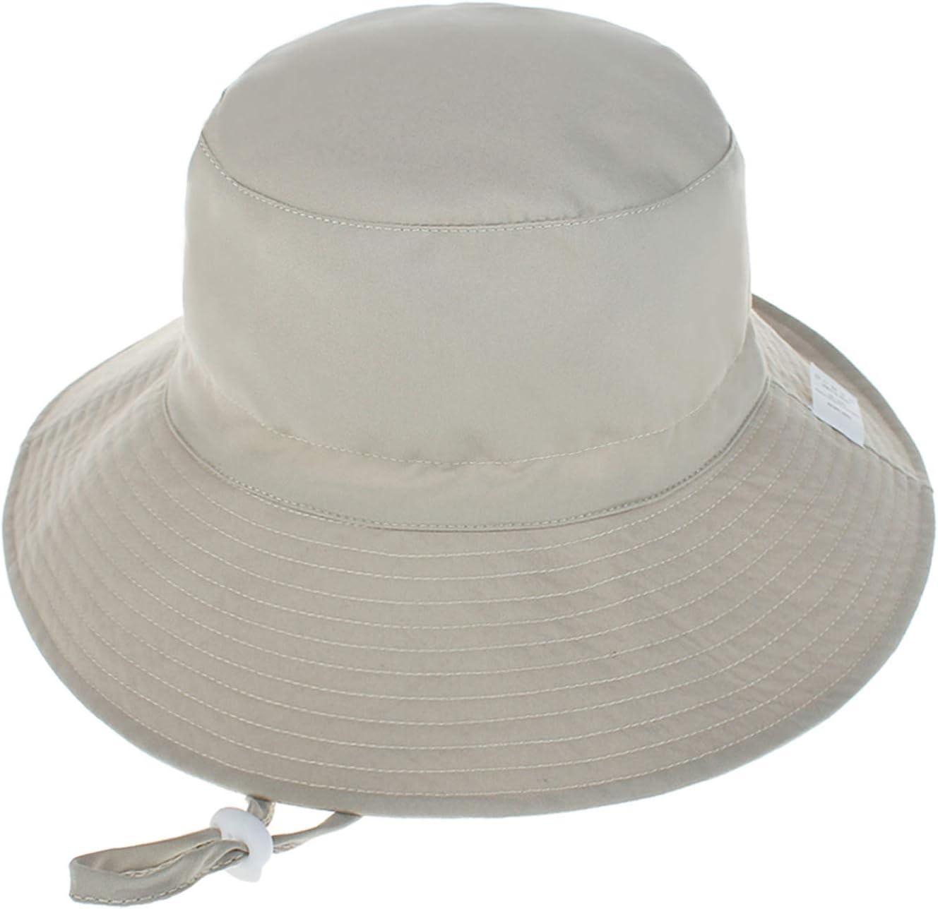 imageBaby Sun Hat Adjustable Cap Toddler Beach Summer Hats UPF 50 for Baby Girl BoyBeige