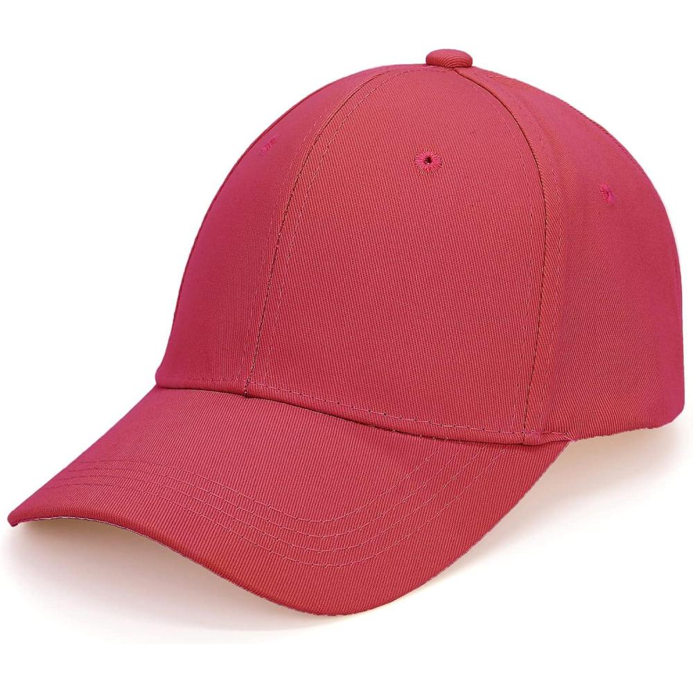 imageAmerican Trends Toddler Baseball Hat for Toddler Boy Kids Adjustable Baseball Cap Camouflage Boys HatB Red
