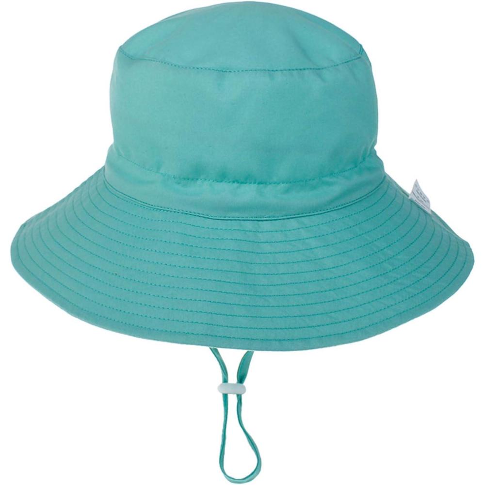 imageBaby Sun Hat Adjustable Cap Toddler Beach Summer Hats UPF 50 for Baby Girl BoyBluish Green