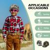 imageAmerican Trends Toddler Baseball Hat for Toddler Boy Kids Adjustable Baseball Cap Camouflage Boys HatB Red