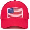 imageAmerican Trends Toddler Baseball Hat for Toddler Boy Kids Adjustable Baseball Cap Camouflage Boys HatC Red