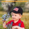 imageAmerican Trends Toddler Baseball Hat for Toddler Boy Kids Adjustable Baseball Cap Camouflage Boys HatC White