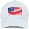 imageAmerican Trends Toddler Baseball Hat for Toddler Boy Kids Adjustable Baseball Cap Camouflage Boys HatC White